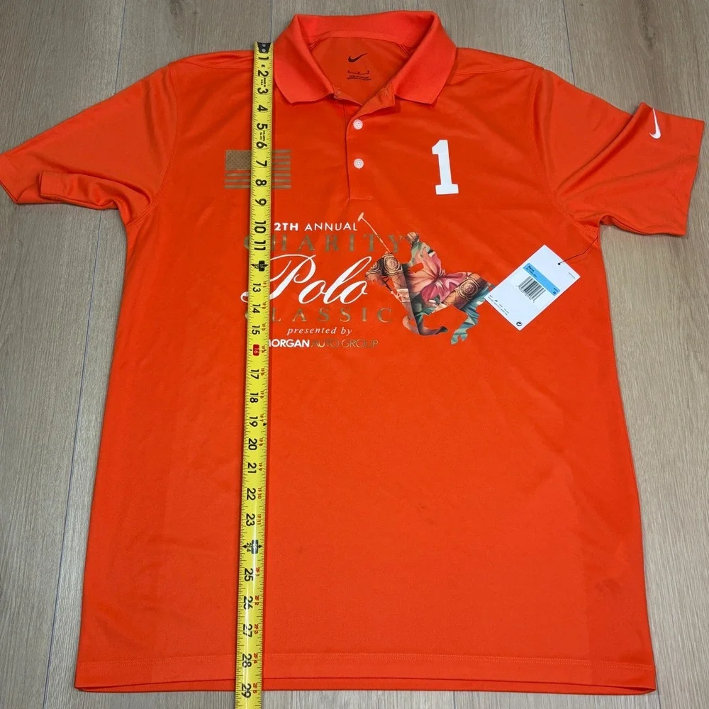 Nike Golf Mens Orange Charity Polo Classic Tampa Bay Shirt DC1963-820 Medium NWT